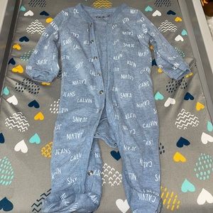 Calvin Klein Baby Pajamas 3-6 Months